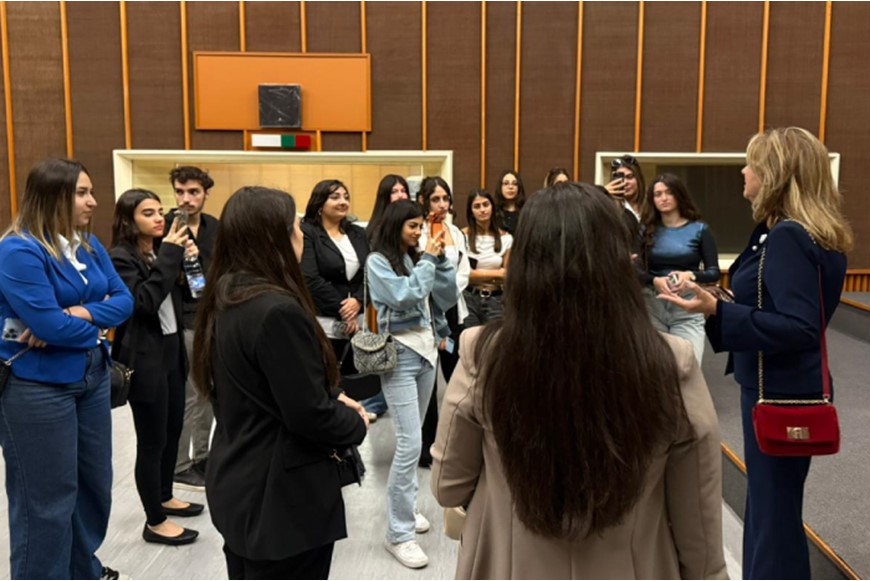 NDU Journalism Students Meet with Ministers and Media Professionals 9